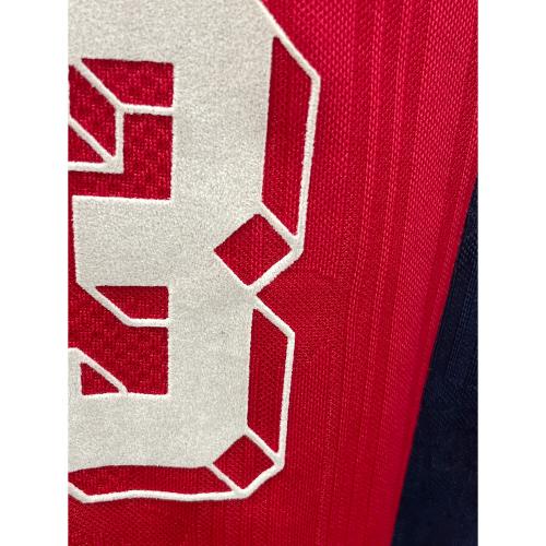 adidas (アディダス) サッカーユニフォーム スペイン代表 13番 90s WEQ97987  メンズ SIZE L レッド×ネイビー