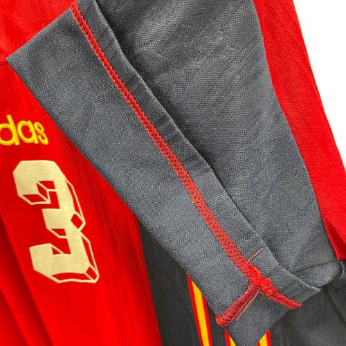 adidas (アディダス) サッカーユニフォーム スペイン代表 13番 90s WEQ97987  メンズ SIZE L レッド×ネイビー