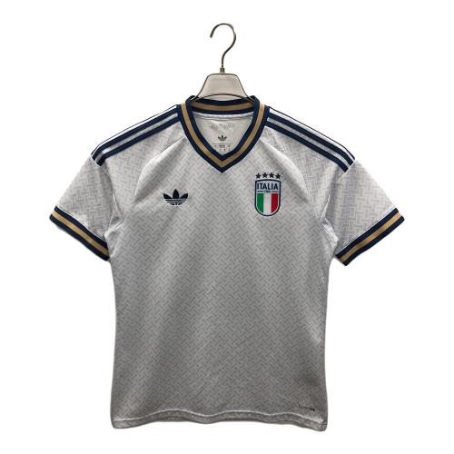 adidas (アディダス) サッカーユニフォーム イタリア代表アウェイレプリカ 202626  KC8704 メンズ SIZE XL ライトグレー×ネイビー