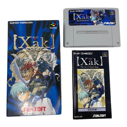 SUNSOFT（サンソフト） Xak(サーク) SUPER famicom（スーパーファミコン） ゲームソフト