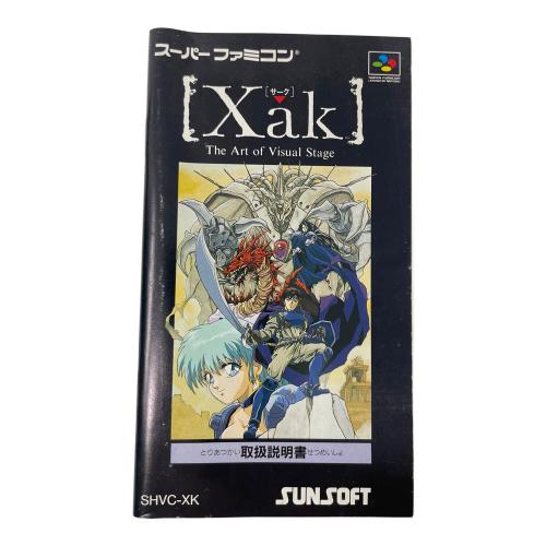 SUNSOFT（サンソフト） Xak(サーク) SUPER famicom（スーパーファミコン） ゲームソフト