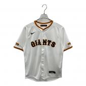 NIKE (ナイキ) ベースボールシャツ ジャイアンツレプリカユニフォーム 25番 岡本和真選手 M1011260 メンズ SIZE M ホワイト×オレンジ