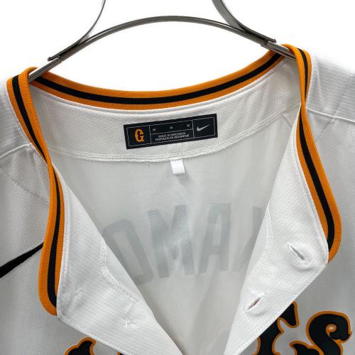 NIKE (ナイキ) ベースボールシャツ ジャイアンツレプリカユニフォーム 25番 岡本和真選手 M1011260 メンズ SIZE M ホワイト×オレンジ