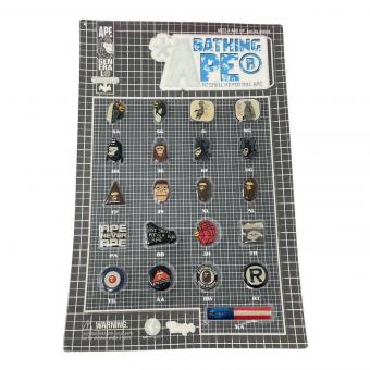 A BATHING APE (アベイシングエイプ) ピンバッジ 21個セット