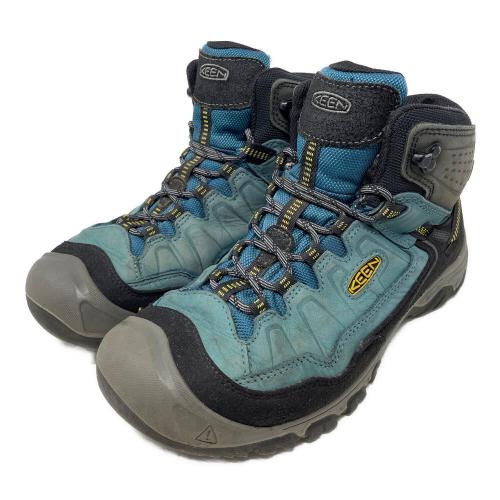 KEEN(キーン) ターギーフォーミッドウォータープルーフ トレッキングブーツ 1029038 メンズ SIZE 27cm ブルー×グレー