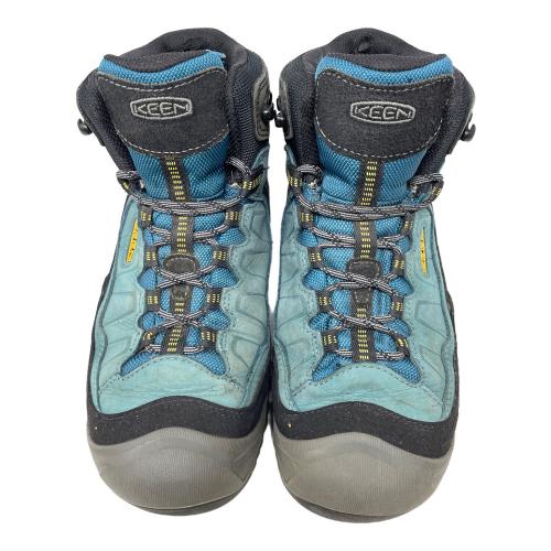 KEEN(キーン) ターギーフォーミッドウォータープルーフ トレッキングブーツ 1029038 メンズ SIZE 27cm ブルー×グレー