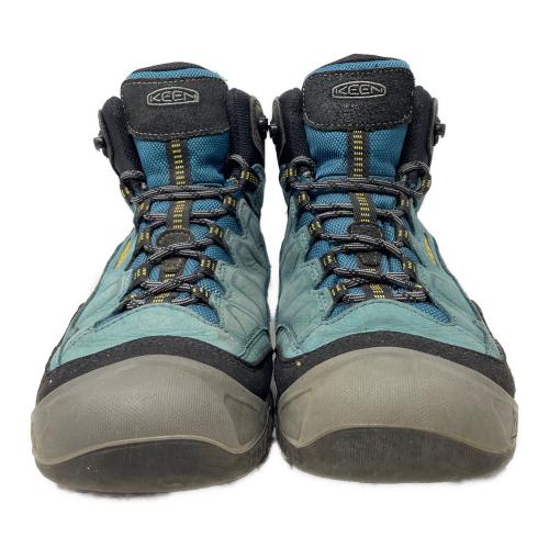 KEEN(キーン) ターギーフォーミッドウォータープルーフ トレッキングブーツ 1029038 メンズ SIZE 27cm ブルー×グレー