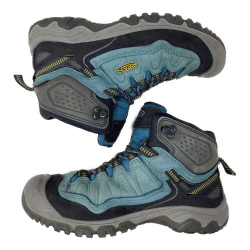KEEN(キーン) ターギーフォーミッドウォータープルーフ トレッキングブーツ 1029038 メンズ SIZE 27cm ブルー×グレー