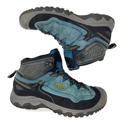 KEEN(キーン) ターギーフォーミッドウォータープルーフ トレッキングブーツ 1029038 メンズ SIZE 27cm ブルー×グレー
