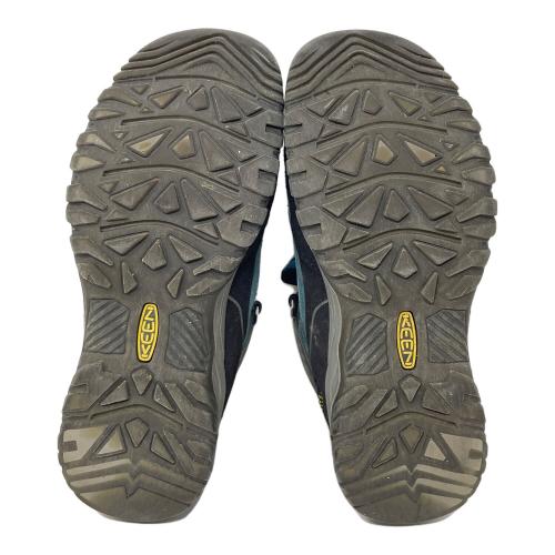 KEEN(キーン) ターギーフォーミッドウォータープルーフ トレッキングブーツ 1029038 メンズ SIZE 27cm ブルー×グレー