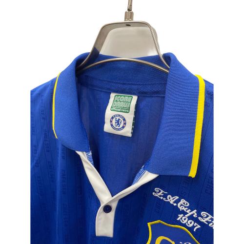 SCORE DRAW (スコアドロー) ポロシャツ イングランド プレミアムリーグ チェルシーFC 1996-1997 メンズ SIZE L ブルー