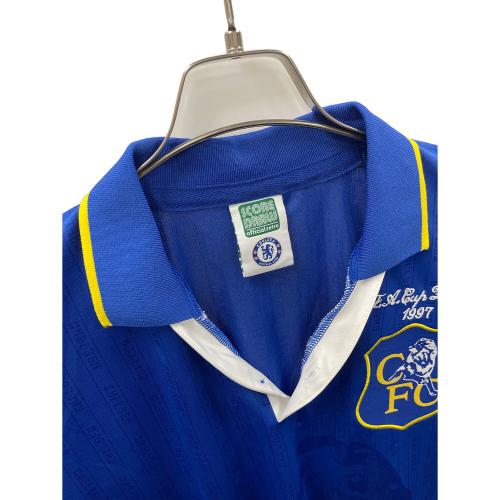 SCORE DRAW (スコアドロー) ポロシャツ イングランド プレミアムリーグ チェルシーFC 1996-1997 メンズ SIZE L ブルー