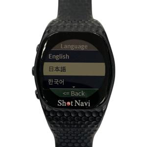 Shot Navi (ショット ナビ) ゴルフウォッチ ブラック INFINITY Touch