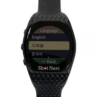 Shot Navi (ショット ナビ) ゴルフウォッチ ブラック INFINITY Touch