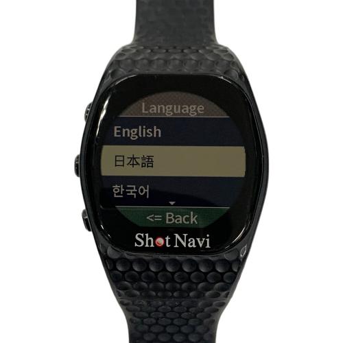 Shot Navi (ショット ナビ) ゴルフウォッチ ブラック INFINITY Touch