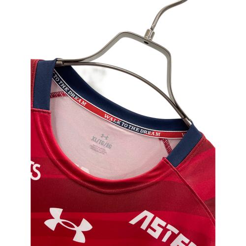 UNDER ARMOUR (アンダーアーマー) サッカーユニフォーム 背番号14 SIZE XL レッド
