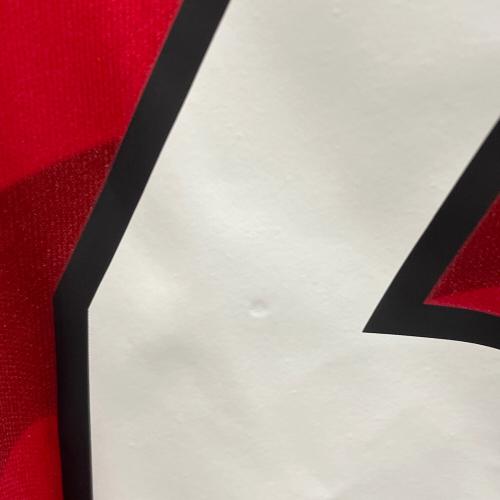 UNDER ARMOUR (アンダーアーマー) サッカーユニフォーム 背番号14 SIZE XL レッド
