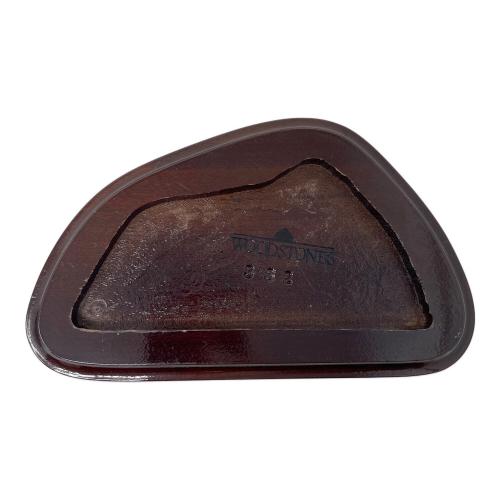 wood stone (ウッドストーン) 天然石 ブルーメノウ アゲート 台座セット