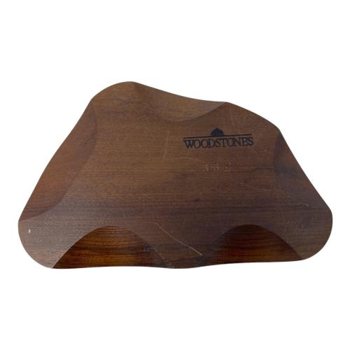 wood stone (ウッドストーン) 天然石 ブルーメノウ アゲート 台座セット