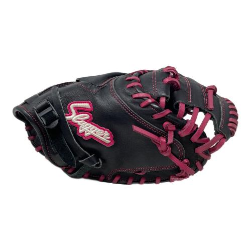 KUBOTA SLUGGER（久保田スラッガー） キャッチャーミット ブラック×ピンク