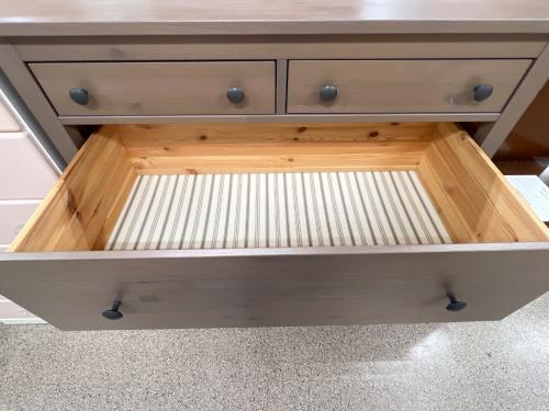 IKEA (イケア)HEMNES(ヘムネス) 5段ハイチェスト グレーブラウン