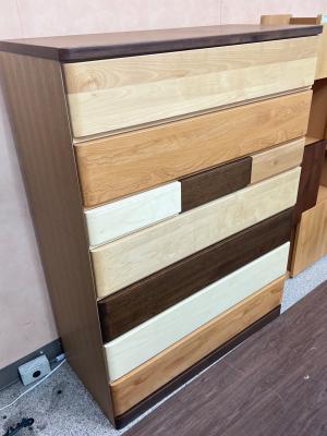 マルヨシ民芸家具 TAKE（テイク）100  ハイチェスト 7段