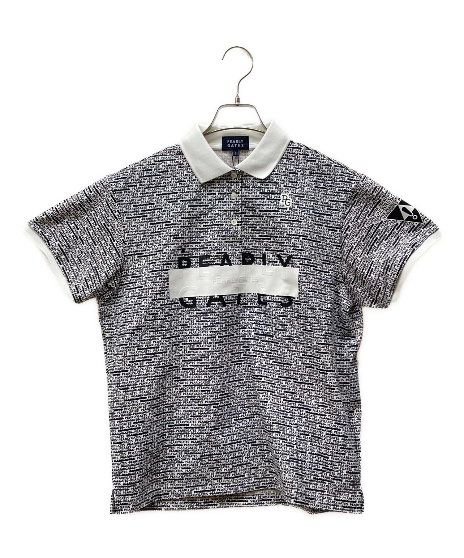 PEARLY GATES (パーリーゲイツ) カノコ半袖ポロシャツ ＜アンチロゴ柄