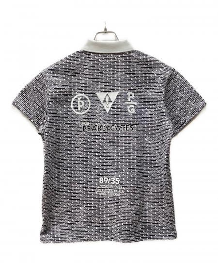 PEARLY GATES (パーリーゲイツ) カノコ半袖ポロシャツ ＜アンチロゴ柄