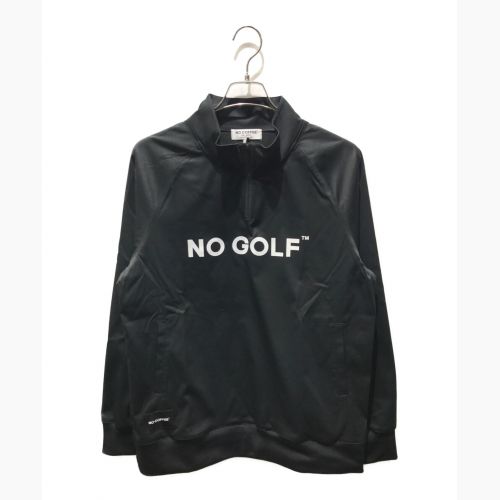 NO COFFEE (ノーコーヒー) NO GOLF HALF ZIP PISTE ブラック サイズ:S