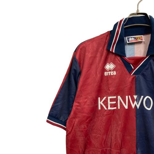 errea KENWOOD ユニフォーム ★ メンズ SIZE L レッド×ネイビー