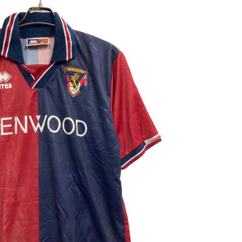 errea KENWOOD ユニフォーム ★ メンズ SIZE L レッド×ネイビー