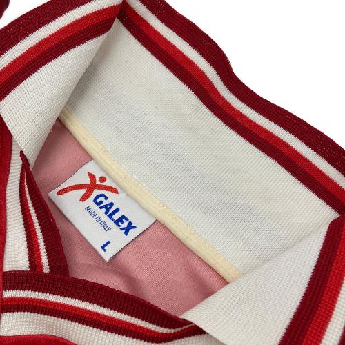 GALEX (ギャレックス) ゲームシャツ SIZE L イタリア製  レッド