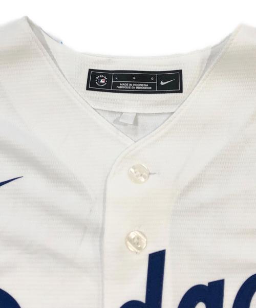 NIKE (ナイキ) ロサンゼルス・ドジャース レプリカユニフォーム 大谷翔平 ホワイト サイズ:SIZE L