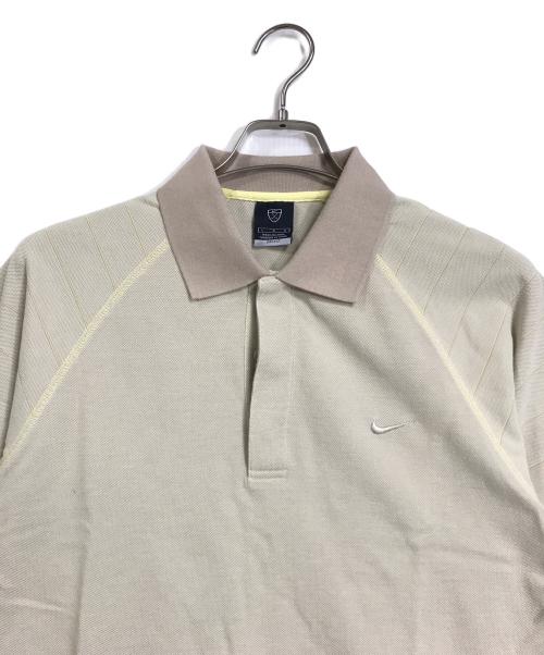 NIKE GOLF (ナイキゴルフ) NIKE GOLF　　ポロシャツ　　04’ｓ ベージュ サイズ:L