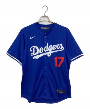NIKE (ナイキ) MLB (エムエルビー) ドジャース 大谷翔平 リミテッドユニフォーム　ゲームシャツ ブルー サイズ:L 未使用品