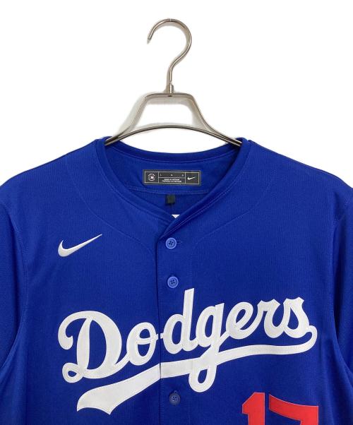 NIKE (ナイキ) MLB (エムエルビー) ドジャース 大谷翔平 リミテッドユニフォーム　ゲームシャツ ブルー サイズ:L 未使用品