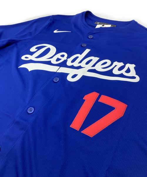 NIKE (ナイキ) MLB (エムエルビー) ドジャース 大谷翔平 リミテッドユニフォーム　ゲームシャツ ブルー サイズ:L 未使用品
