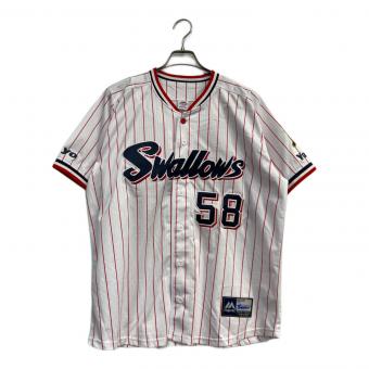 東京ヤクルトスワローズ (トウキョウヤクルトスワローズ) 野球ユニフォーム JM08-YS-9003-WH 長岡秀樹 初ホームラン記念ユニフォーム レプリカ メンズ SIZE L ホワイト×レッド