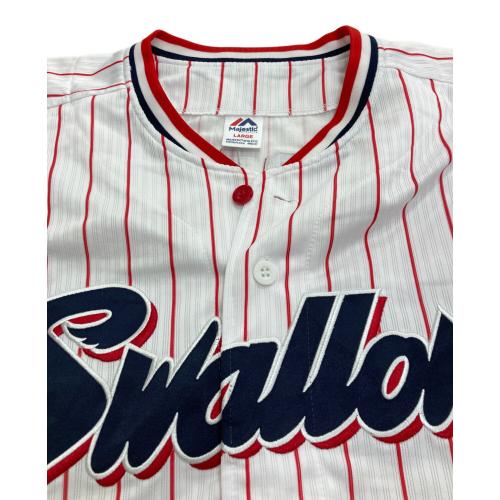東京ヤクルトスワローズ (トウキョウヤクルトスワローズ) 野球ユニフォーム JM08-YS-9003-WH 長岡秀樹 初ホームラン記念ユニフォーム レプリカ メンズ SIZE L ホワイト×レッド