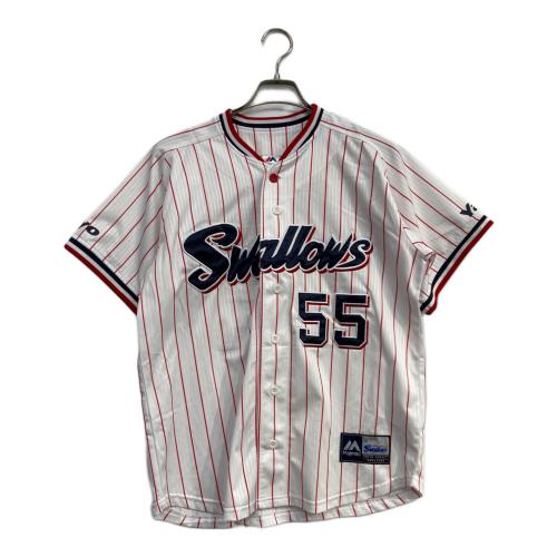 東京ヤクルトスワローズ (トウキョウヤクルトスワローズ) 野球ユニフォーム ＋ メンズ SIZE M ホワイト×レッド