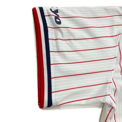 東京ヤクルトスワローズ (トウキョウヤクルトスワローズ) 野球ユニフォーム ＋ メンズ SIZE M ホワイト×レッド