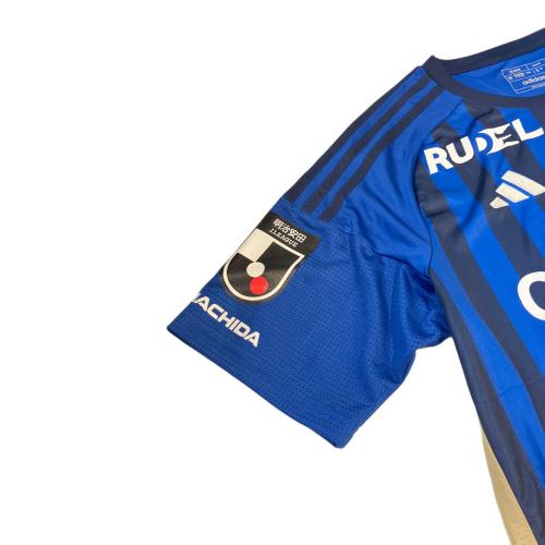 adidas (アディダス) ゲームシャツ H63117 ＋ 町田ゼルビア2024 1stユニフォーム メンズ SIZE L ブルー