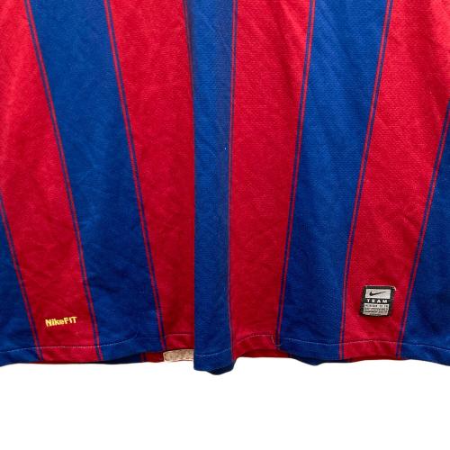 ホームレプリカゲームシャツ ＃ 09-10 FC BARCELONA メンズ SIZE M ブルー