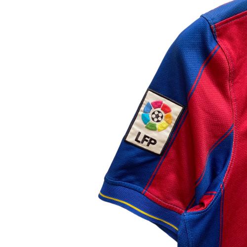 ホームレプリカゲームシャツ ＃ 09-10 FC BARCELONA メンズ SIZE M ブルー