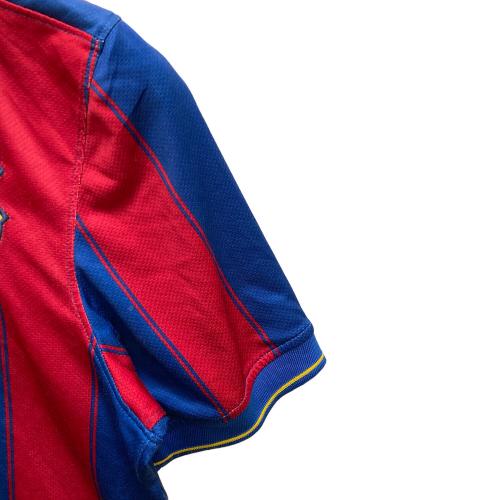 ホームレプリカゲームシャツ ＃ 09-10 FC BARCELONA メンズ SIZE M ブルー