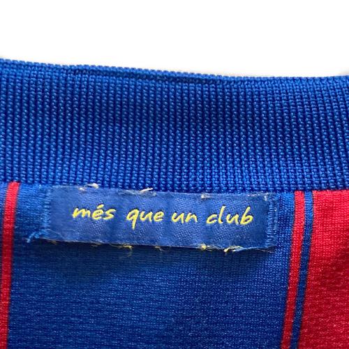 ホームレプリカゲームシャツ ＃ 09-10 FC BARCELONA メンズ SIZE M ブルー