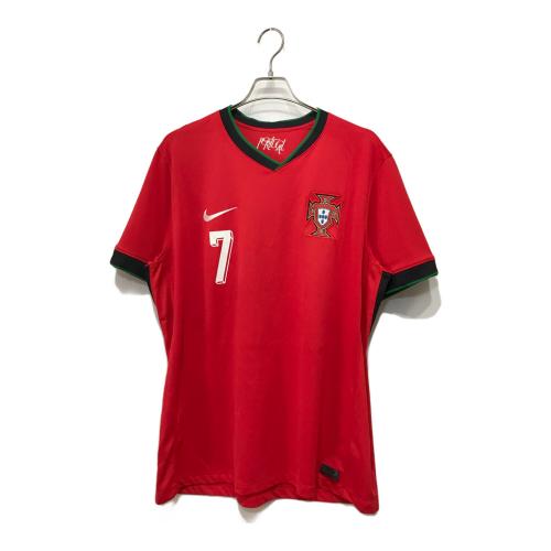 NIKE (ナイキ) ポルトガル代表 2024 ホームユニフォーム ゲームシャツ メンズ SIZE XL レッド ★ ロナウド FJ4275-657