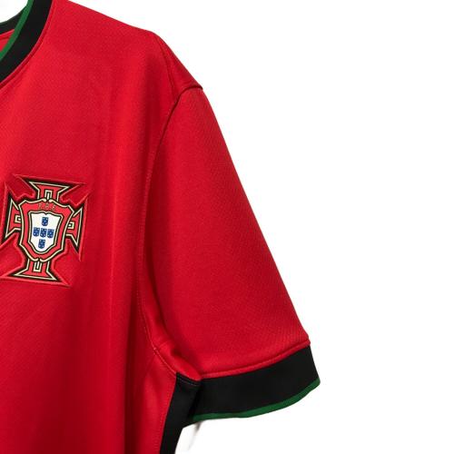 NIKE (ナイキ) ポルトガル代表 2024 ホームユニフォーム ゲームシャツ メンズ SIZE XL レッド ★ ロナウド FJ4275-657