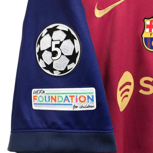 NIKE (ナイキ) LAMINE YAMAL バルセロナ24-25 ホームゲームシャツ メンズ SIZE XXL ブルー×レッド ★ FN8797-456