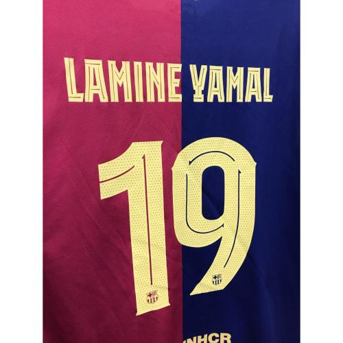 NIKE (ナイキ) LAMINE YAMAL バルセロナ24-25 ホームゲームシャツ メンズ SIZE XXL ブルー×レッド ★ FN8797-456